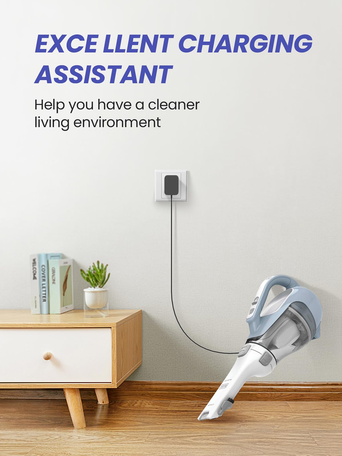 DINTYOU Replacement Adapter for Black and Decker N511997 90602523-04 CHV1410L32 S010QU2300040 HHVK515J00FF HHVK515JP07APB HHVK515JP07 Handheld Vacuum Charger