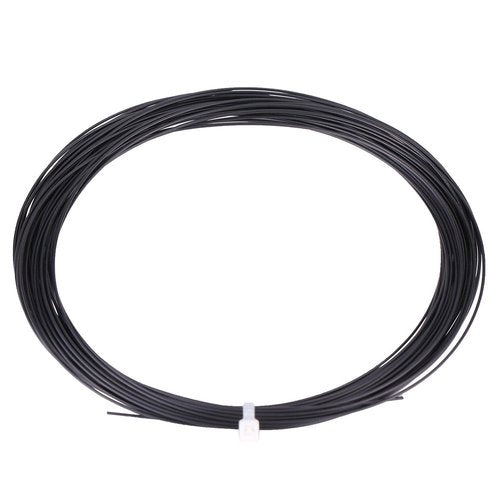 Keenso Badminton Racket String, 6 Colors 10m Nylon High Flexibility Badminton Racket String Racquet String Line Badminton Repair Accessory(Black)