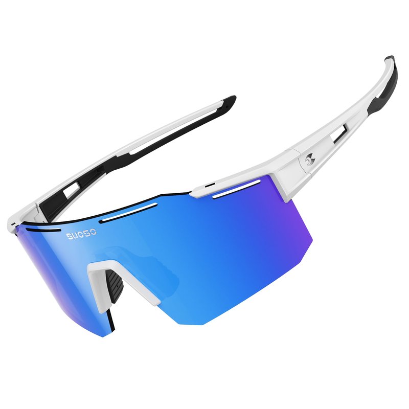 suoso Cycling Polarized Sunglasses for Men: UV400 Protection Glasses Running Baseball Softball Sports Goggles for Youth Women