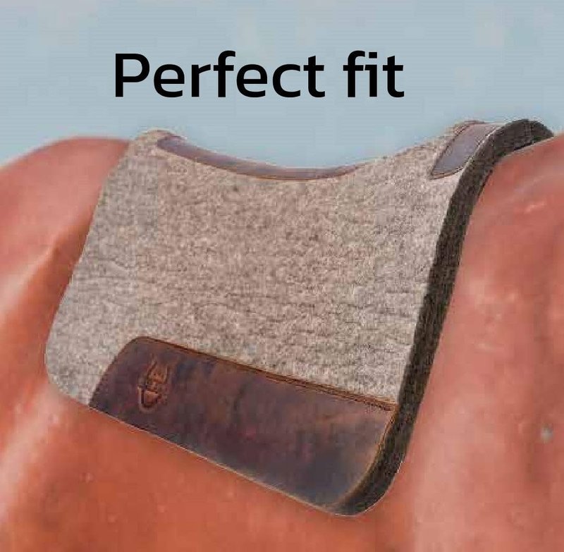 BLACK HOOF Steam Pressed Merino Wool Felt Contoured Pad