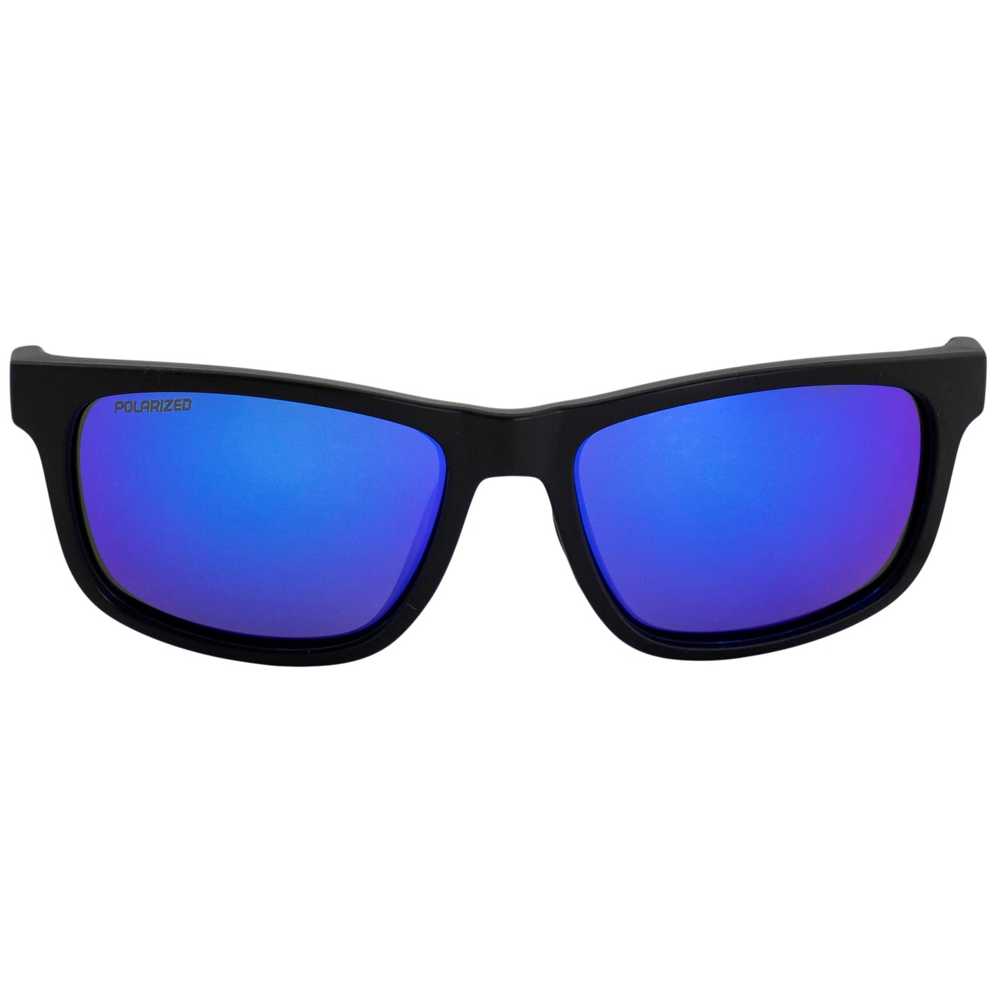 Epoch Eyewear Delta Watersports Fishing Sunglasses 2 Pair Black Frame with Polarized Super-Hydrophobic Blue Mirror & Smoke Lenses