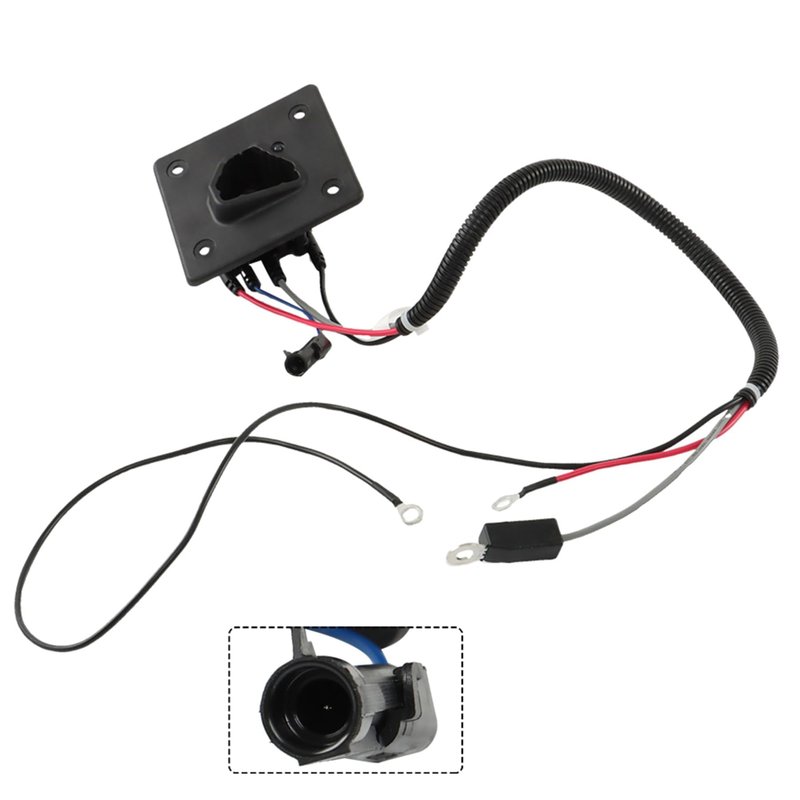 ALL-CARB 48V Charger Receptacle 602529 Replacement for EZGO RXV TXT Golf Cart Charger