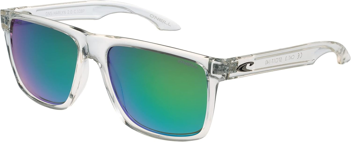 O'NEILL Harlyn 2.0 Men's Polarized Sunglasses - Large Fit, 57 mm Square Frame
