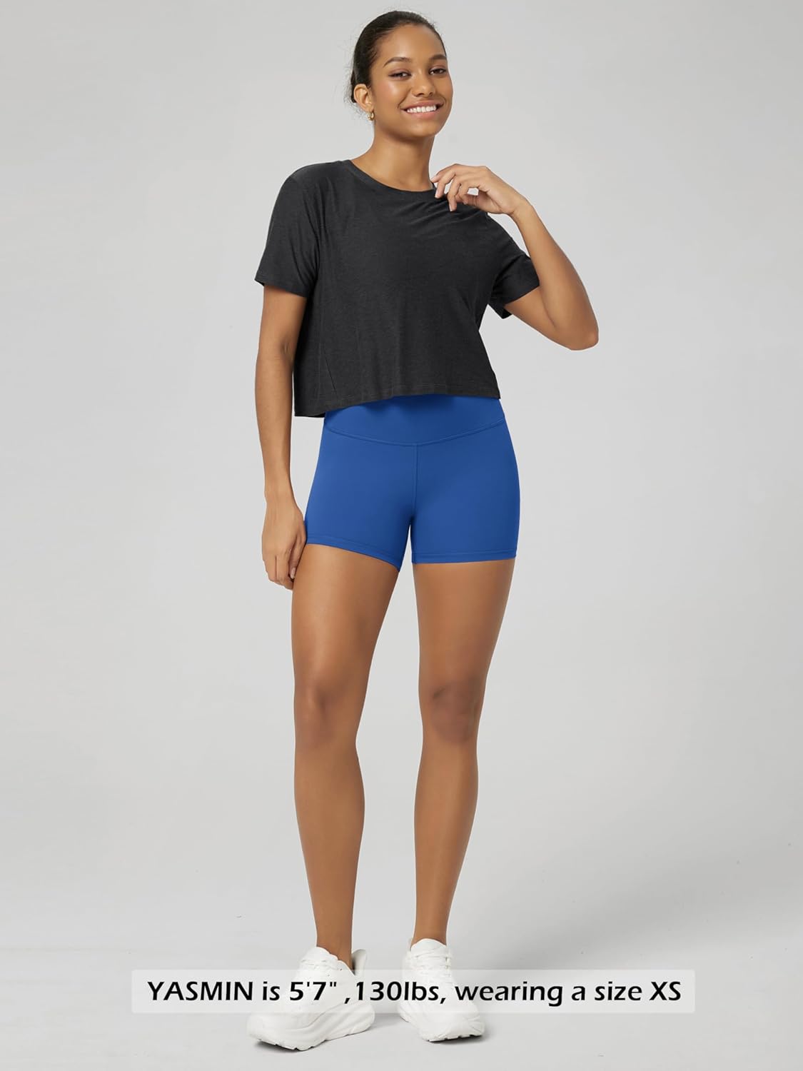 ODODOS Tummy Control Compression Shorts - High Waist Biker Shorts with Inner Pocket | 4" to 10" Sizes