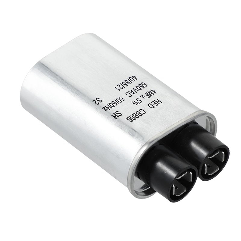 Roykaw Golf Cart 4?F Capacitor, 4 MFD/660 VAC Lester Capacitor Replacement Compatible with EZGO Power Wise II and Lester Models, Universal for 24V/36V/42V/48V Chargers, OEM# 1015939