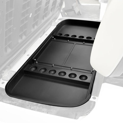 CYOOYC Under Seat Storage Tray for Yamaha G29 Electric Drive2 2007-2016 and 2016+, Golf Cart Organizer Accessories Durable ABS Basket Compatible with Original Trojan Battery