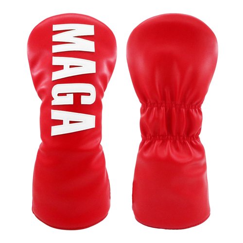 MAGA Golf Head Cover for Driver, Make American Red Color Golf Club Head Cover