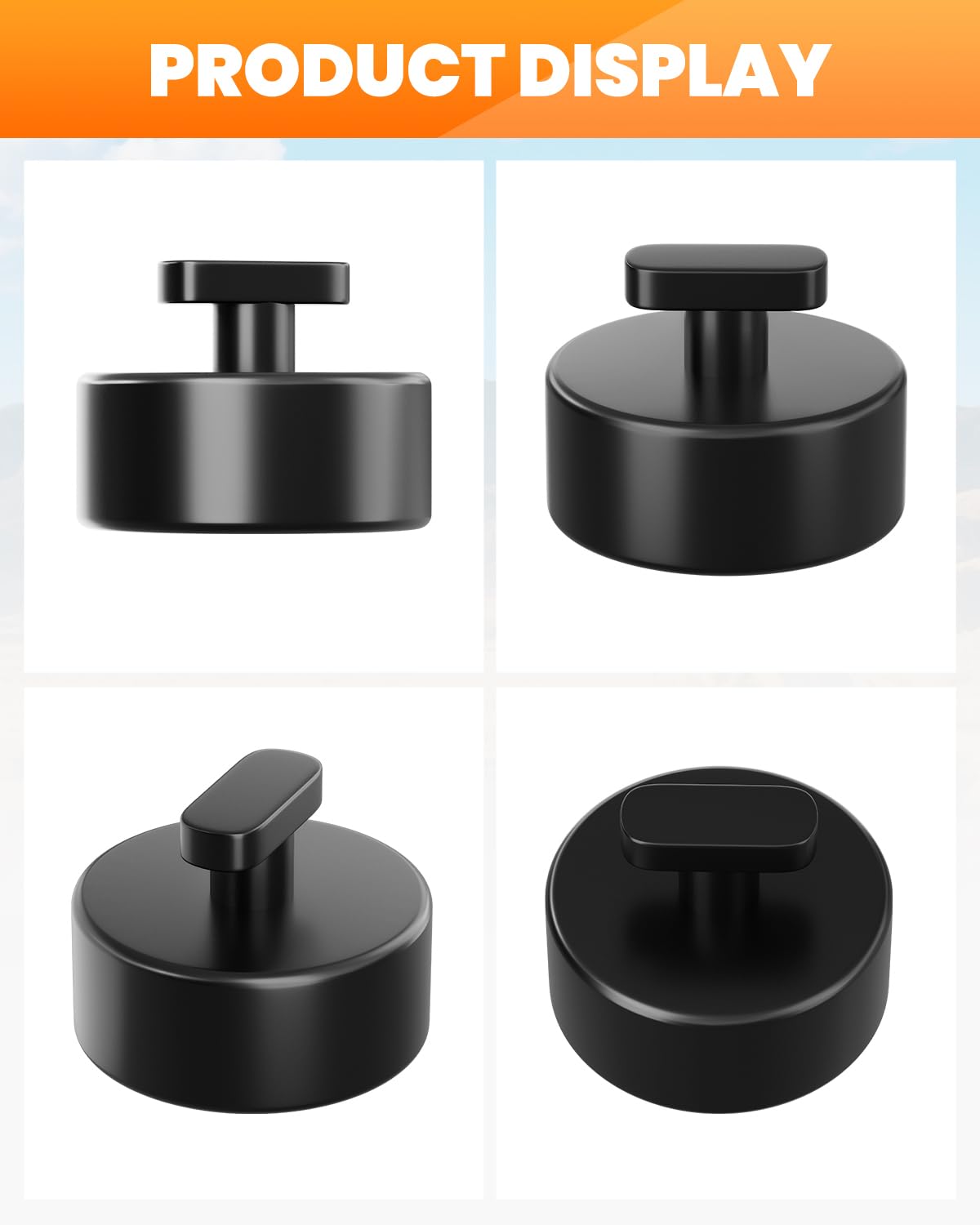 Seppicsa 4 Pcs Rubber Jack Pads Compatible with Corvette C5 C6 C7 C8, Corvette Lifting Pucks Floor Jack Lifting Puck Jack Pad Adapter, Frame Rail Protector