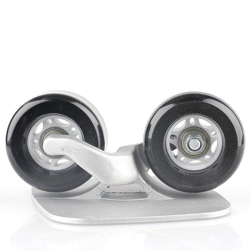 JINCAO Black Portable Roller Road Drift Plate Skates Anti-Slip Board Aluminum Truck with PU Wheels with ABEC-7 608 Bearings