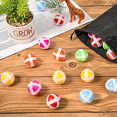 Skylety 30 Pcs Sticky Balls for Fabric Dart Board, 6 Colors