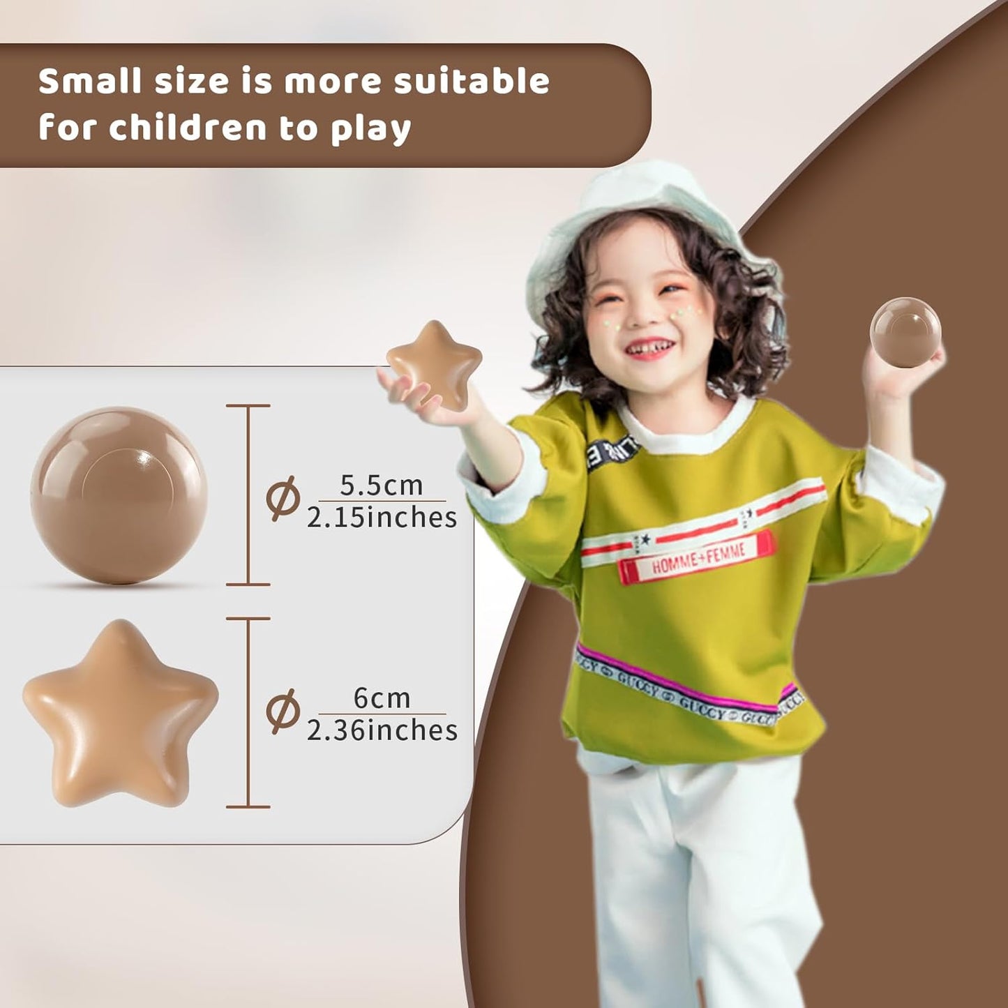 Skiennix Ball Pit Balls - BPA-Free, Crush-Proof Plastic Balls for Kids & Pets | 2.15 Inch, Pack of 100, 200, or 500