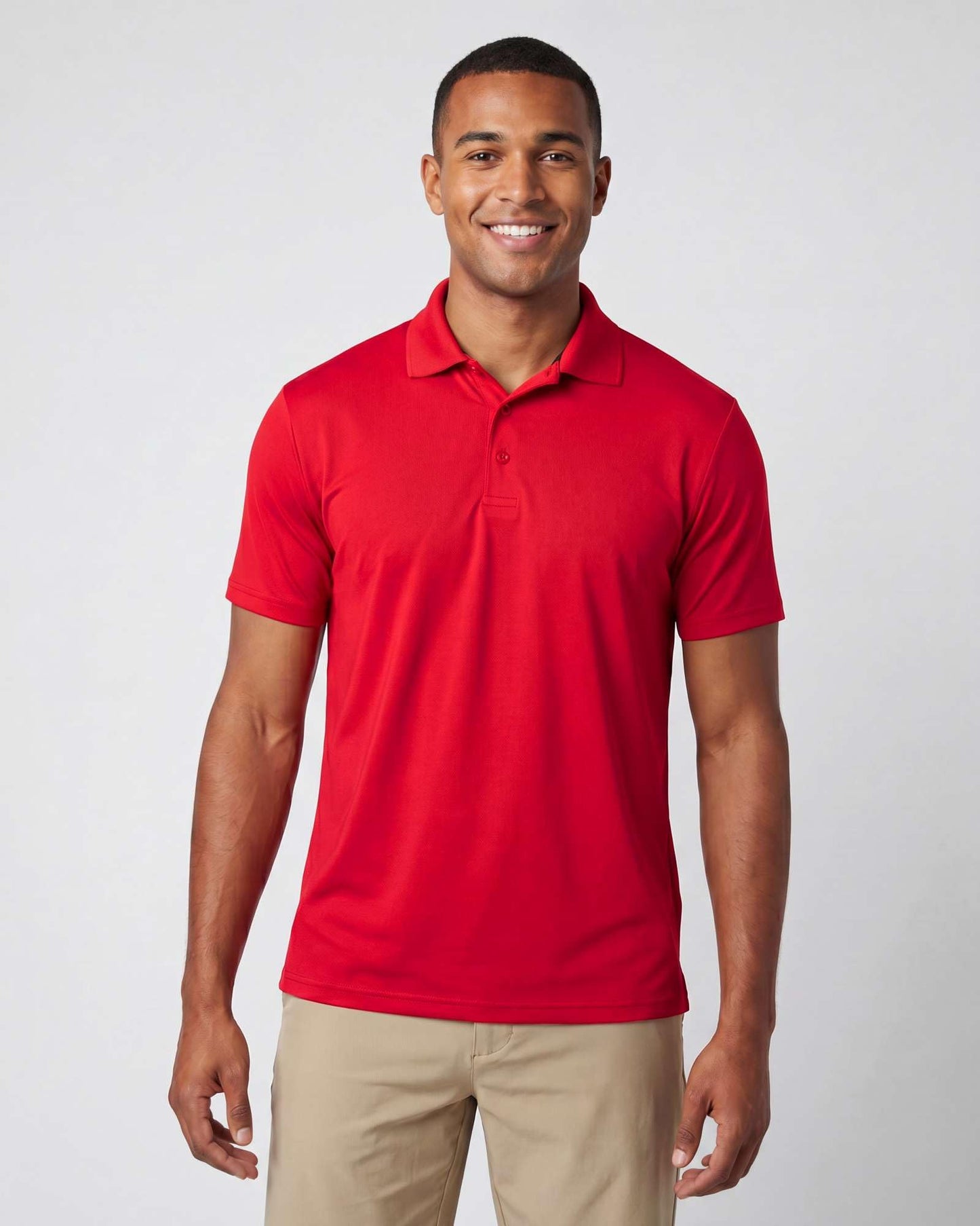 Real Essentials 3 Pack: Men's Short Sleeve Golf Polo Casual Workout Sports Moisture Wicking Collared Shirt, Set F, XX-Large