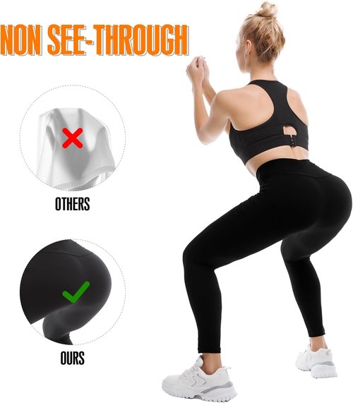 Ipletix High-Waisted Leggings for Women - Comfortable Yoga Pants in Various Sizes