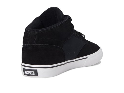 Globe Men's Motley Mid Skate Shoe, Black/White/Gum, 13