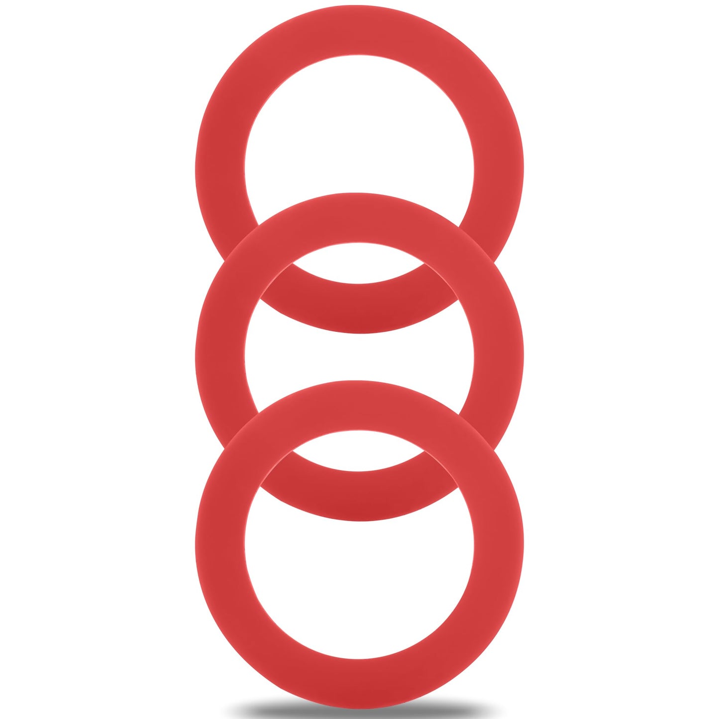 Flush Valve Seal for Mansfield 210/211 Flush Valve, Upgraded Silicone Material Mansfield Toilet Replacement Parts 160, Toilet Gasket Equivalent to 630-0030, 3Pcs