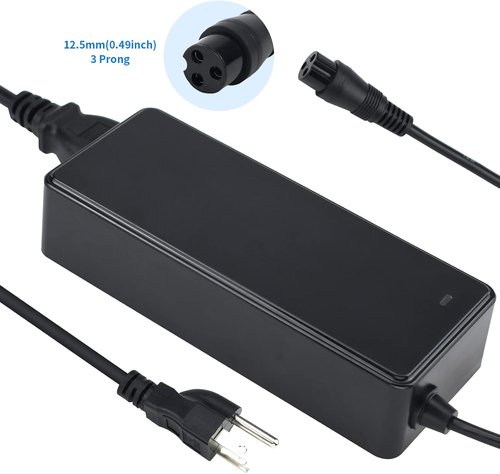 54.6V Charger for Electric Scooter - 2A Power Supply for 48V Lithium Li-ion Battery | M16 Connector