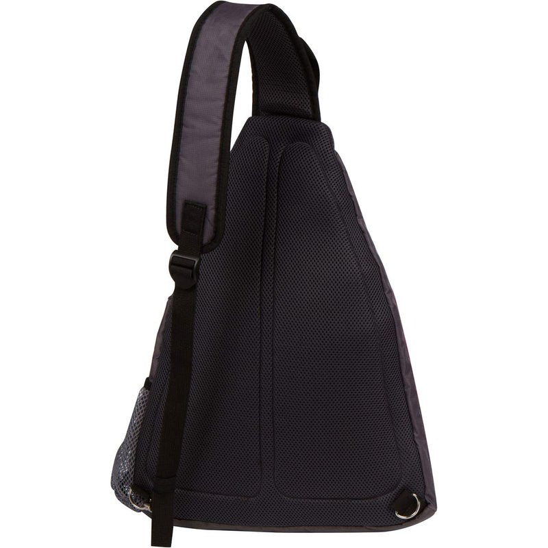 BESTA Premium Pickleball Bag. Padded Sling Bag with 3 Compartments, Water Bottle Holder and Adjustable Strap that Switches Sides. Holds Several Paddles, Balls and More. (Gray with Pink Trim)