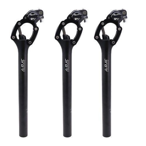 DJC Bike Suspension Seatpost Shock Absorber Seat Post Paralelogramo for MTB Mountain Road Bike Gravel 27.2mm 28.6mm 30mm 30.4mm 30.9mm 31.6mm 33.9mm X 350mm (30.4mm(with Shim Adapter))