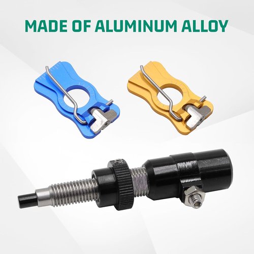 Archery Arrow Rest - Adjustable Magnetic Plunger with Pressure Button for Recurve & Longbow