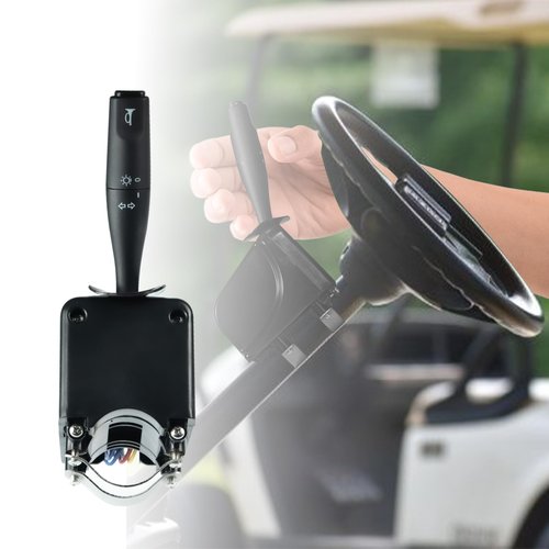 Shu-Ran Golf Cart Turn Signal Kit with Brake Switch Pad, Horn, 9-pin Plugs Wiring Harness, Upgrade Street Legal Plug & Play Light Kits for Club CAR DS EZGO TXT RXV Yamaha (12V)