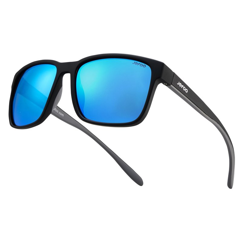 Jefoo Polarized Fishing Sunglasses for Men Women Kayaking Surfing Driving Lightweight Sports Sun Glasses UV Protection