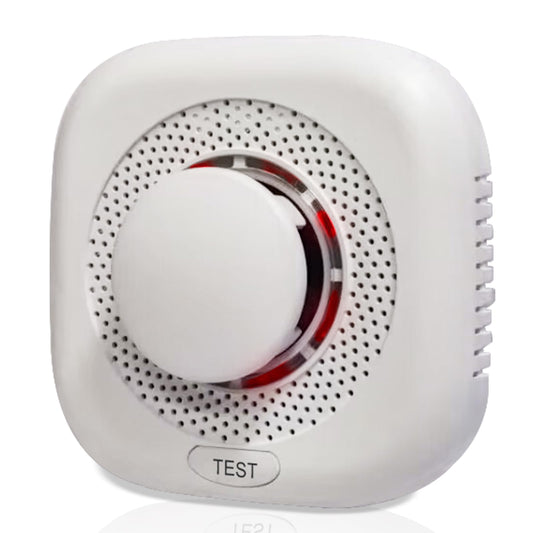 Optical Smoke Alarm with Advanced Photoelectric Technology,Battery Power Smoke Alarm Detector for Home with Test Button & Silence Button,1 Pack(Batteries NOT Included)