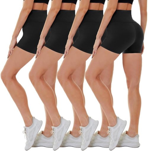 CAMPSNAIL Biker Shorts for Women - High Waist Tummy Control | Soft Athletic Yoga Workout - 5"/8" Sizes