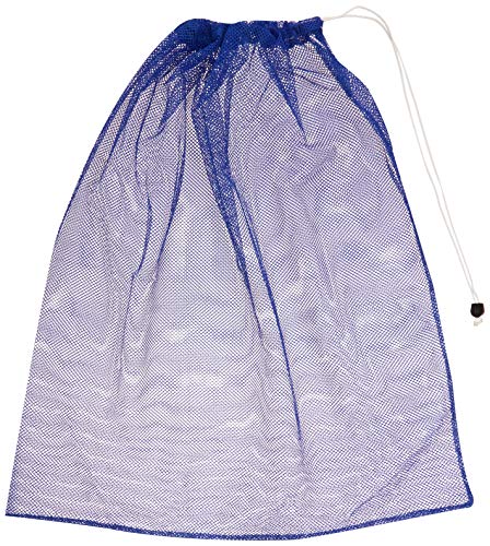 Heavy-Duty Mesh Equipment Ball Bag - 32" x 36" - Blue