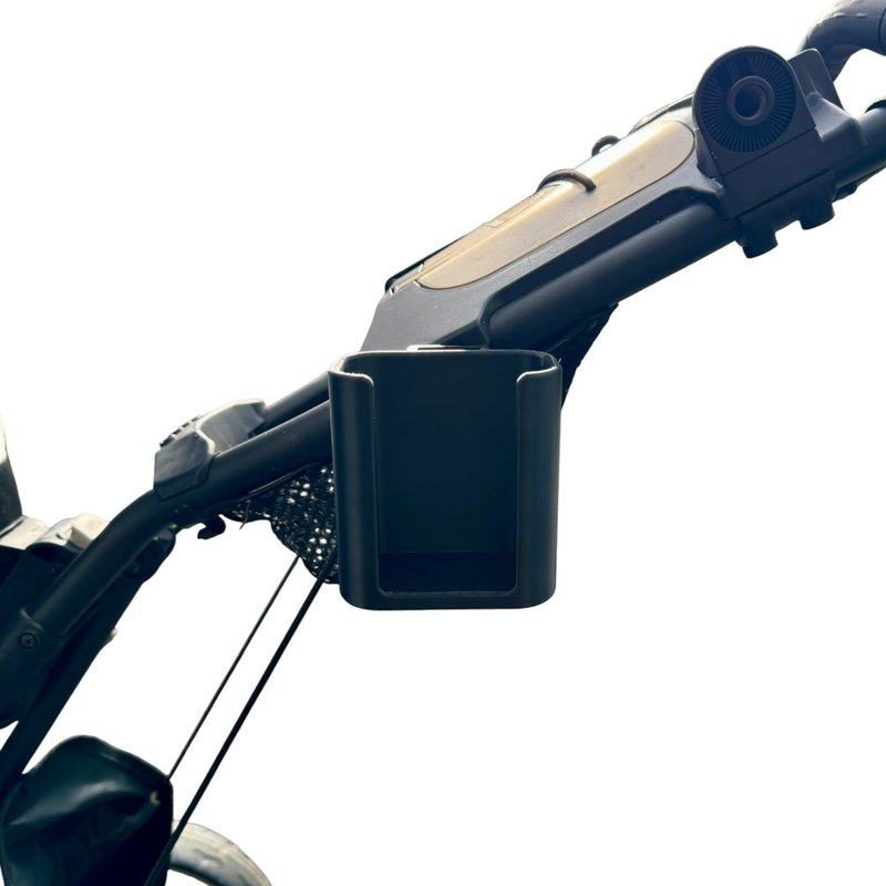 Designs By Brodhead LLC RangeLock NEW Golf Push Cart Range Finder Holder – Mount for CaddyTek and Other Golf Push Carts (Black)