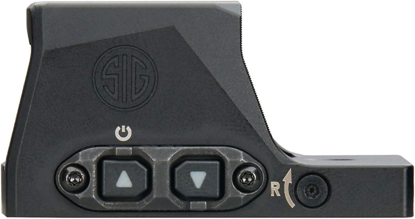 SIG SAUER Romeo-X Pistol-Mounted Reflex Sight - Durable, Lightweight, Waterproof Design with 15 Illumination Settings
