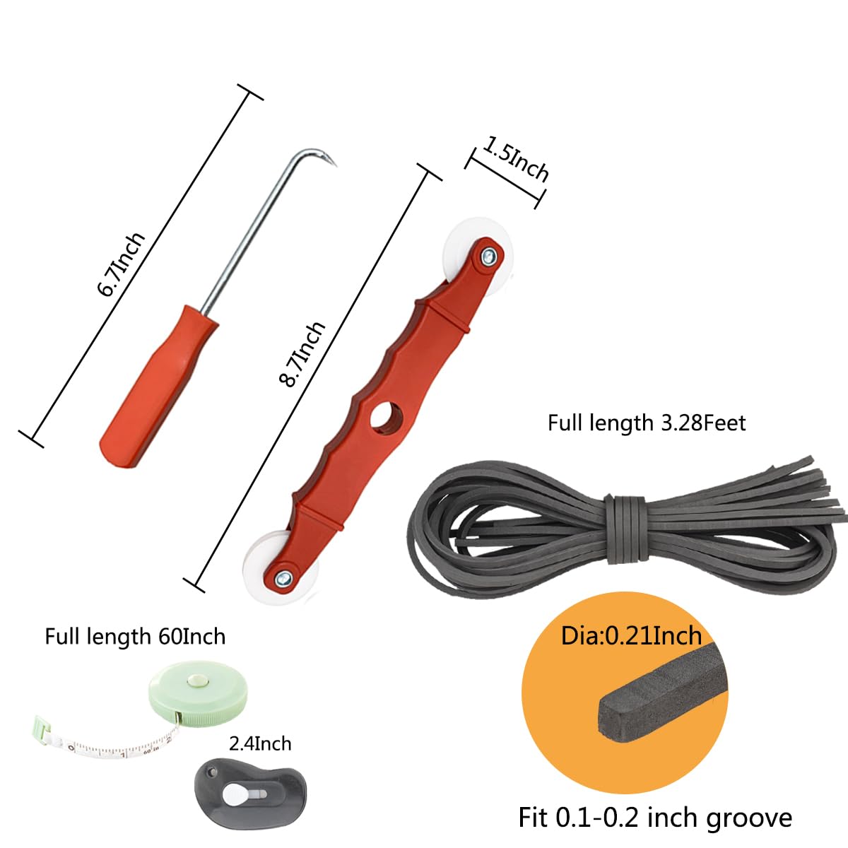 New Window Screen Replacement,48"x118" Screen Repair Kit for Window, Charcoal Fiberglass Mesh with Rolling Tool/Hook/Ruler/Cutter/Spline,Sliding Screen Door Replacement for Window & Patio Doors
