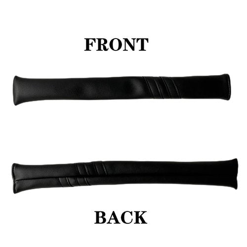 Classic Golf Alignment Stick Cover Headcover Holder 13in Hold at Least 2 Sticks - White, Light Blue, Black Soft Synthetic Leather Well Made (All Black)