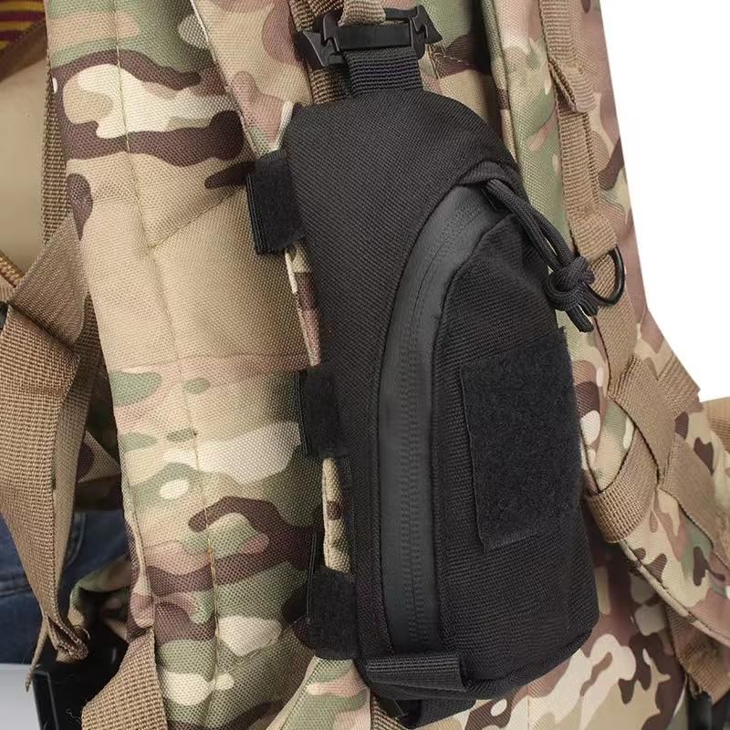 Mini Tactical Molle Pouch - Compact Accessory Bag - Black