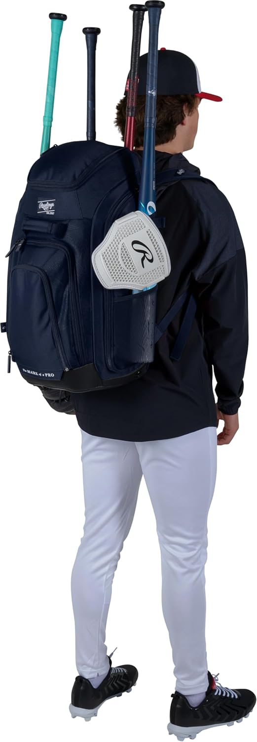 Rawlings | LEGION 2.0 Player's Backpack | Durable Baseball/Softball Gear | Multiple Styles Available