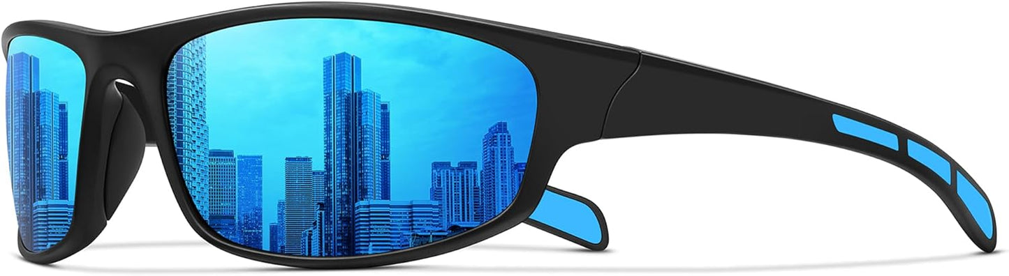 Skiennix Sports Polarized Sunglasses - UV Protection for Men & Women | Ideal for Fishing, Cycling, & Running
