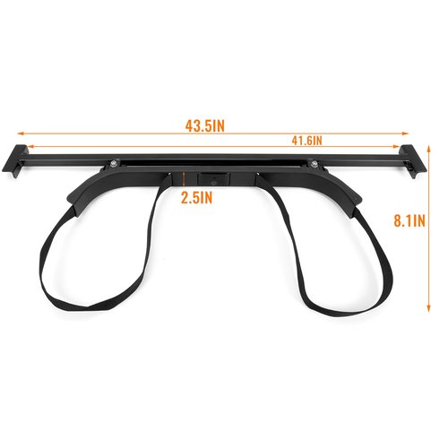 KUAFU Universal Golf Cart Bag Holder Bracket Compatible with Club Car EZGO Yamaha Golf Cart 41.6"-43.5" Wide Rear Seat Kit Rear Flip Seat Bag Attachment