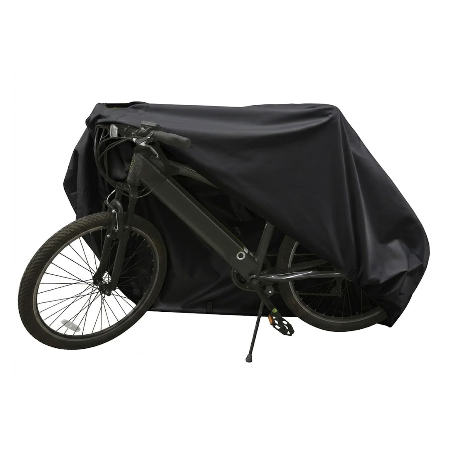 Bike Cover Heavy-Duty Nylon Waterproof, All Season Outdoor Bicycle Cover for E-Bike, Mountain & Road Bike, Windproof Dustproof UV Protection with Lock Hole & Carry Bag (Fits up to 29 Inch Wheels)