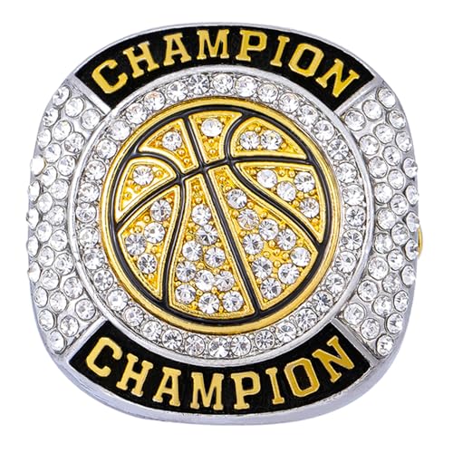 Basketball Championship Ring Trophy - Size 9, 12 pcs