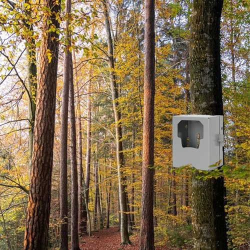 Metal Security Box for Moultrie Edge Trail Camera - Weatherproof, Anti-Theft Steel Enclosure