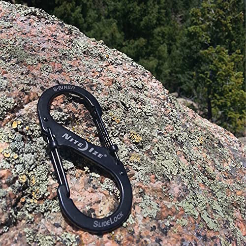 Lockable Dual Carabiner - Stainless Steel S-Biner #4 - 1 Count
