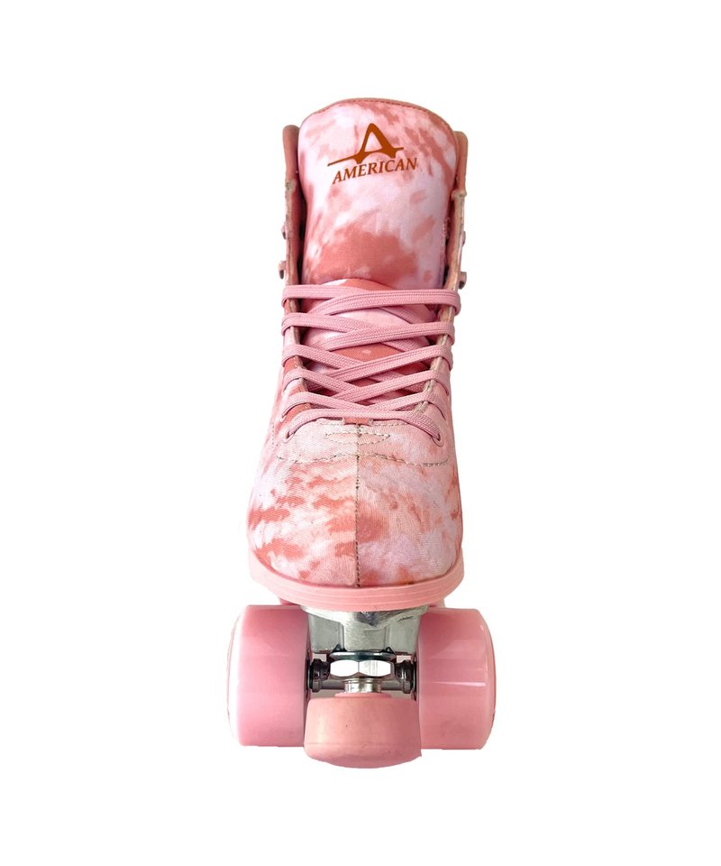 A American Athletic Roller Skate- Georgia Peach Quad Roller Skate, Women Size 8, Pink