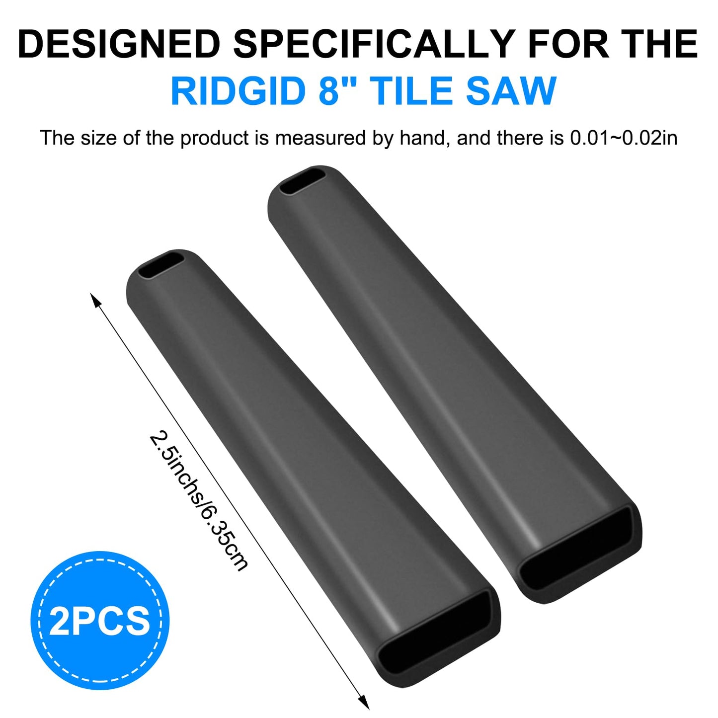 8" Tile Saw Water Nozzle TPR 089038001073 for Ridgid Replacement fits R4040, R4030, R4030S, R4040S, R4092 (2 Pack)