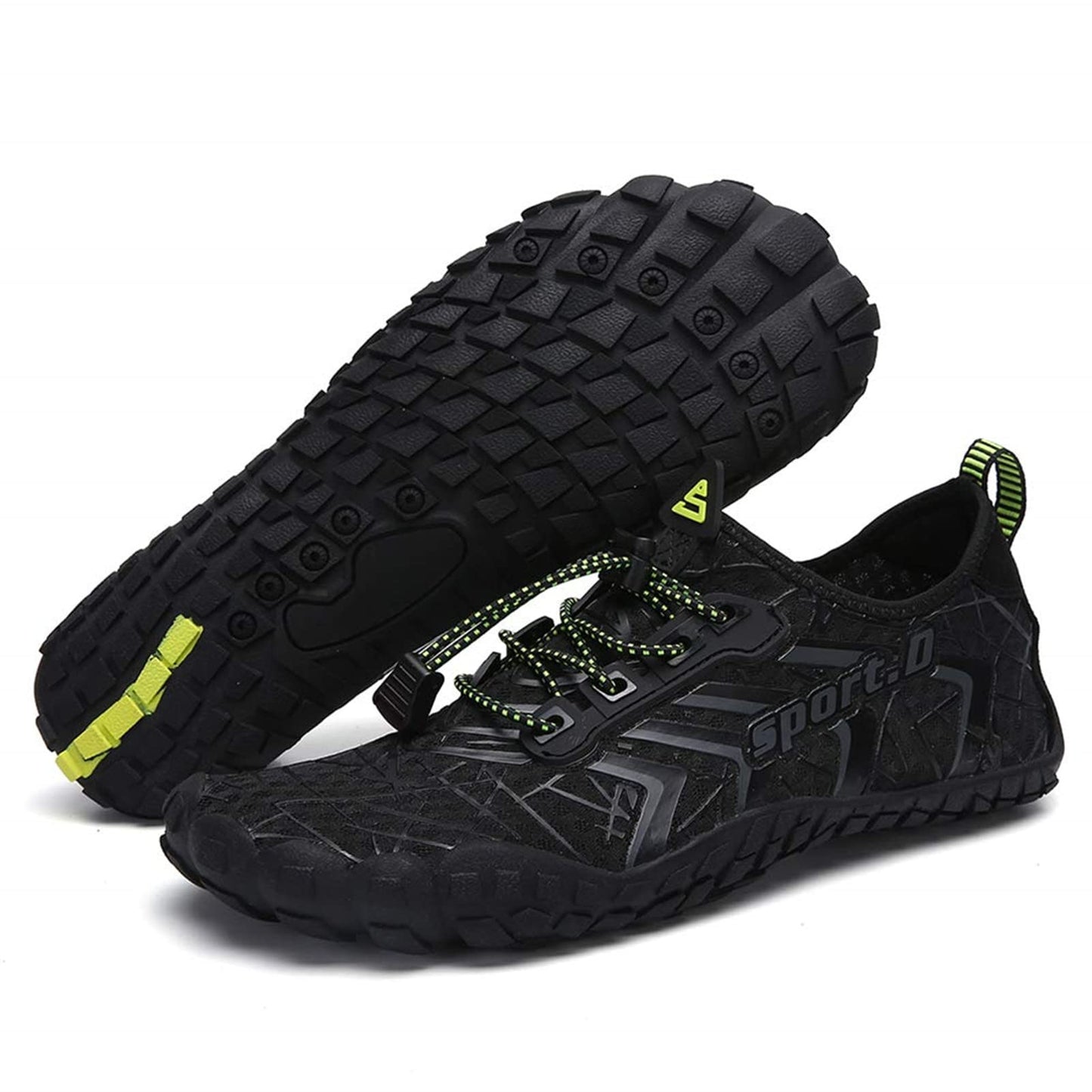 UBFEN Water Shoes Aqua Swim Shoes Mens Womens Beach Sports Quick Dry Barefoot for Boating Fishing Diving Surfing
