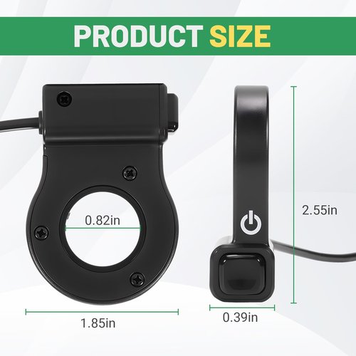 Rendrox 36V Ebike Power Switch Compatible with Jetson Bolt Pro/Bolt Up/Atlas & DYU D3F/D2F Electric Bike