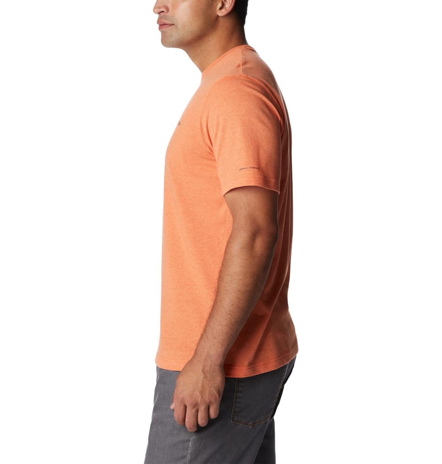 Columbia Men's Thistletown Hills Short Sleeve, Desert Orange Double Dye, 5X Tall