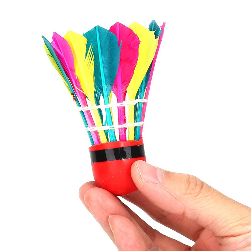 VGEBY 11Pcs Badminton Shuttlecocks, Badminton Balls Badminton Birdies Colorful Shuttlecocks Rainbow Ball Badminton for Sports Training Activities Rainbow Birdies Rainbow