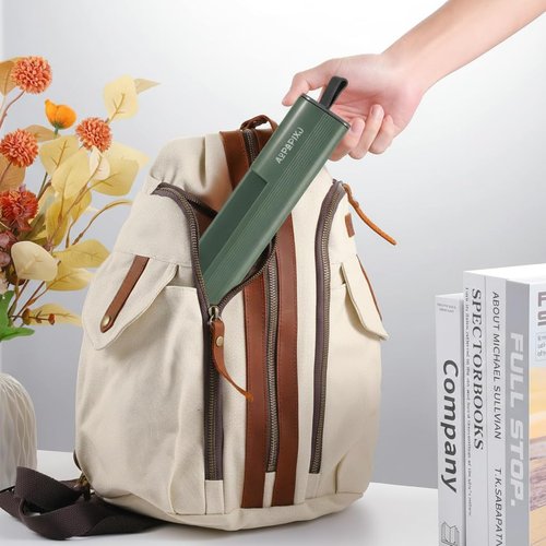 18/8 Stainless Steel Reusable Portable Utensils Set with Case & Phone Stand - Travel Flatware Kit for Office, Camping, Picnic, Outdoor Activities