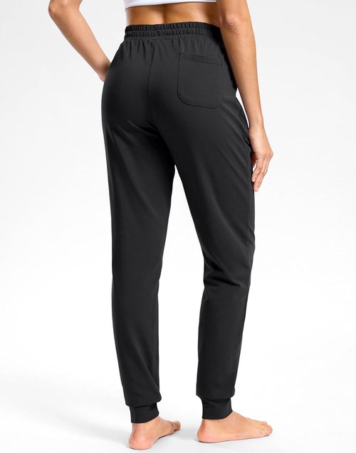 G Gradual Women's Tall Sweatpants - Cotton Joggers with Zipper Pockets | 30"/32"/34" Inseam Yoga Pants