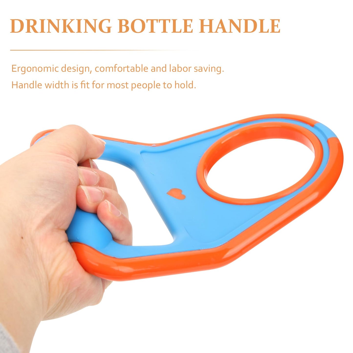 ULTECHNOVO Water Bottle Handle Ergonomic Bottled Water Lifter with Comfortable Grip for Easy Carrying Heavy Jugs 6.69X5.51X3.93 Inch Compact Outdoor Sports Accessory