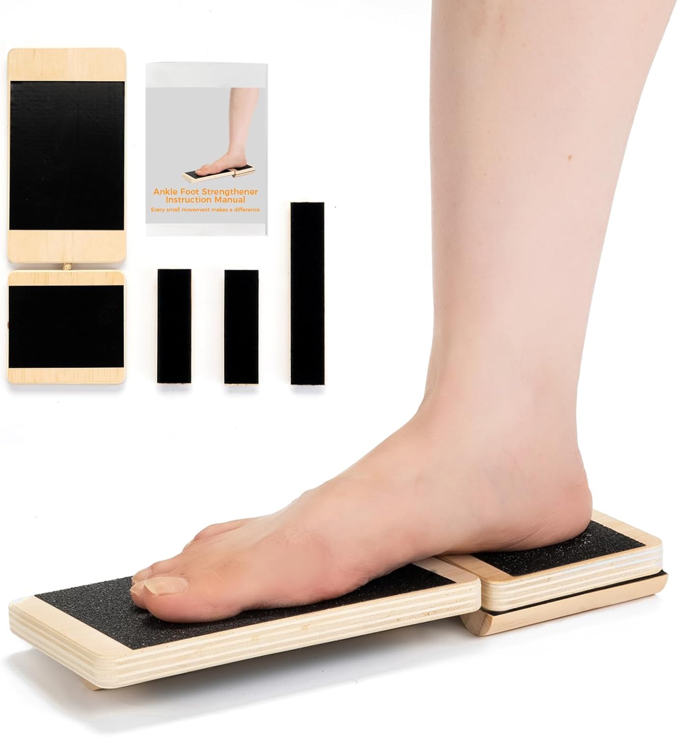 Skiennix Ankle Foot Strengthener - Balance Board for Physical Therapy & Posture Correction | Includes Instruction Manual
